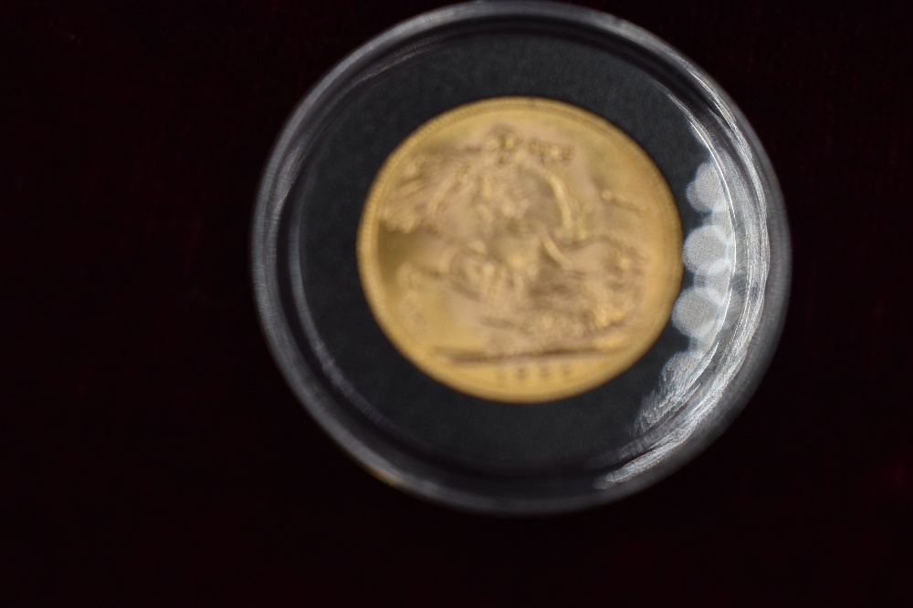 A Collection of Seven Gold Sovereigns. The First Gold Sovereigns of each Sovereign Mint - Image 15 of 15
