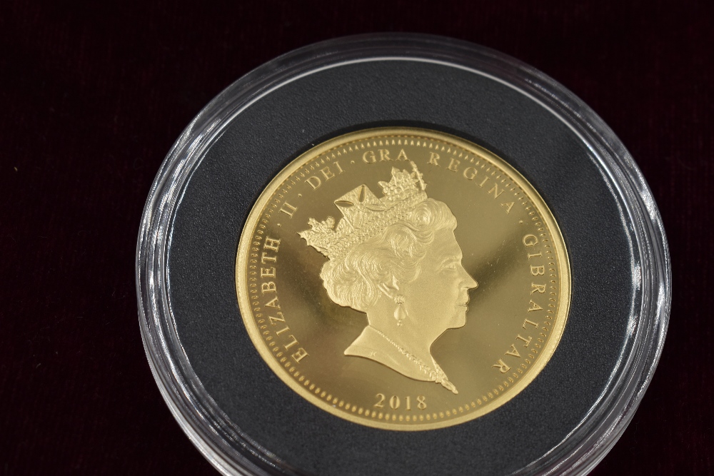 A Gold Twenty Pound Coin. The 2018 Sapphire Coronation Gold Twenty Pound Coin. Mintage 99 coins. - Image 2 of 3
