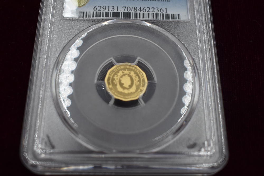 The 2017 Twelve-sided Gold Sovereign set for Tristan Da Cunha. A Sovereign, Half Sovereign and a - Image 6 of 7