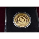 A Gold Five Pound Coin. The Twelve Sided Gold Five Pounds Coin of Tristan Da Cunha 2017. Mintage