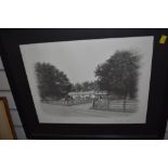 A framed and mounted limited edition black and white print 'High Yewdale Farm, Coniston signed Bryan