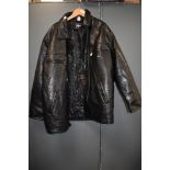 Gents leather jacket new with tags, Reportage R.G.A made in Italy. size Xl.