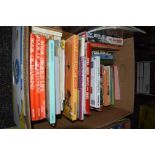 A collection of books, including Wildflower and wildlife, also local interest; Heysham,