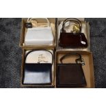 Four vintage handbags in their boxes, includes Freedex and Waldybag,very good condition although