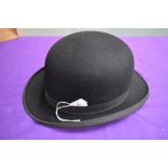 A vintage bowler hat ' The Rosebury' internal band measures approx 22.5'. Very good condition,