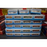 Twenty Three IHC HO scale American Coaches including Santa Fe, New York Central, Baltimore & Ohio