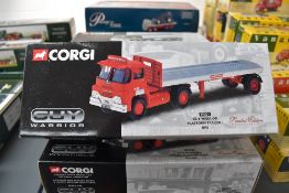Nine Corgi (china) limited edition Guy Invincible diecast advertising wagons including Wynns