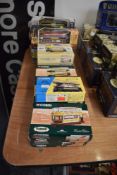 Fourteen Corgi (China) Classics and Tramways diecast Trams including 36707 43504 etc, all boxed