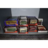 A collection of twenty nine EFE diecast buses and coaches, all boxed