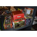 Seven Hornby 00 gauge Skaledale and similar accessories including East Station, East Goods Shed etc,