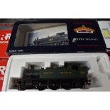 A Bachmann 00 gauge Great Western Class 4575 2-6-2 Tank Locomotive 5555, cat no 32-136, boxed