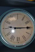 A large shabby chic wall clock measuring approx 60cm