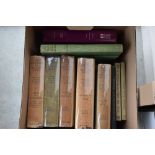 A selection of ornithology volumes, including a collection by Witherby.