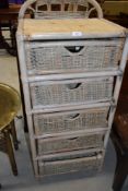 A set of canework drawers
