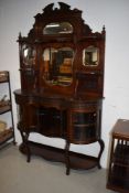 A 19th Century mahogany mirror back Empire cabinet, approx W128cm H222cm