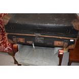 A late 9th/early 20th Century travel case, having fitted interior including attache pocket ,