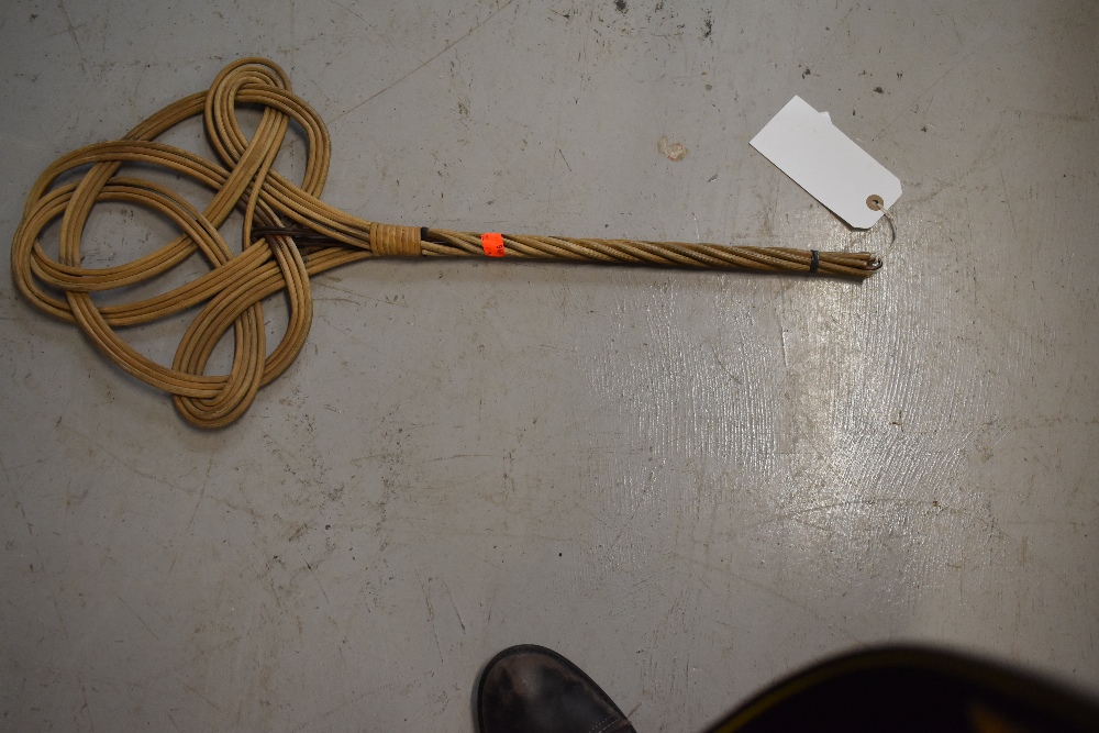 A traditional carpet beater