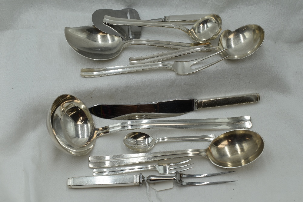 A collection of Duch silver plated table ware by Keltum & Gerritsen & Van Kempen, including potato