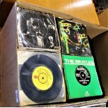 A large box of 7 inch singles - a real lucky dip on offer here