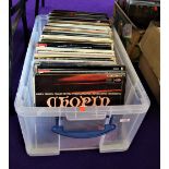 A large box of classical and related vinyl albums