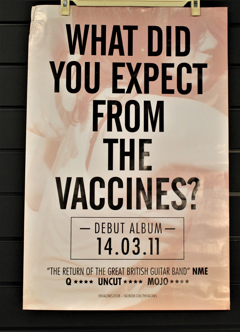 A poster for the Vaccines debut album - indie interest