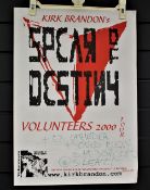 A lot of two Spear of Destiny posters - rock / punk / goth interest