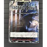 A Sacred Reich signed poster for 2012 anniversary tour - fully signed - rock / metal interest