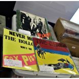 A lot of Clash and Sex Pistols albums - Pistols is the 1987 mispress -Clash debut uk first and