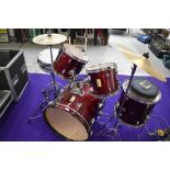 A Beverley 7 piece drum kit