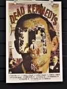 A Dead Kennedy's signed heavy card 2015 European Tour Poster - rare and excellent item