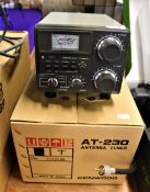 A Trio AT 230 Antenna Tuner - boxed as new - a rare item