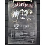A Motorhead poster - UK Tour with UK Subs and Anti Nowhere League - rock / punk interest