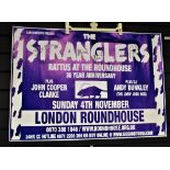 A rare Stranglers poster - 30th Anniversary Roundhouse gig - fully signed - lovely item and in