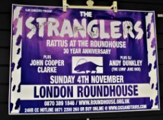 A rare Stranglers poster - 30th Anniversary Roundhouse gig - fully signed - lovely item and in