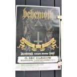 A Behemoth poster - rock / metal interest - nice item