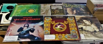 A 9 album job lot lot with some nice titles on offer - Thin Lizzy included in this selection