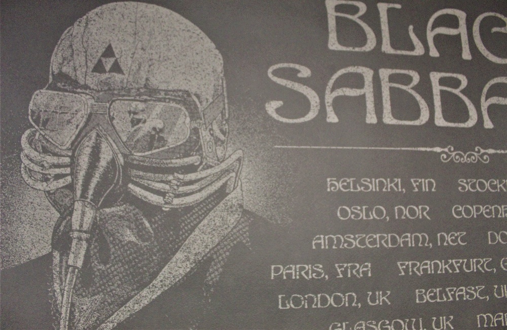 A heavy card poster for Black Sabbath's 2013 tour, plus set list and ticket for the Glasgow gig- - Image 3 of 5