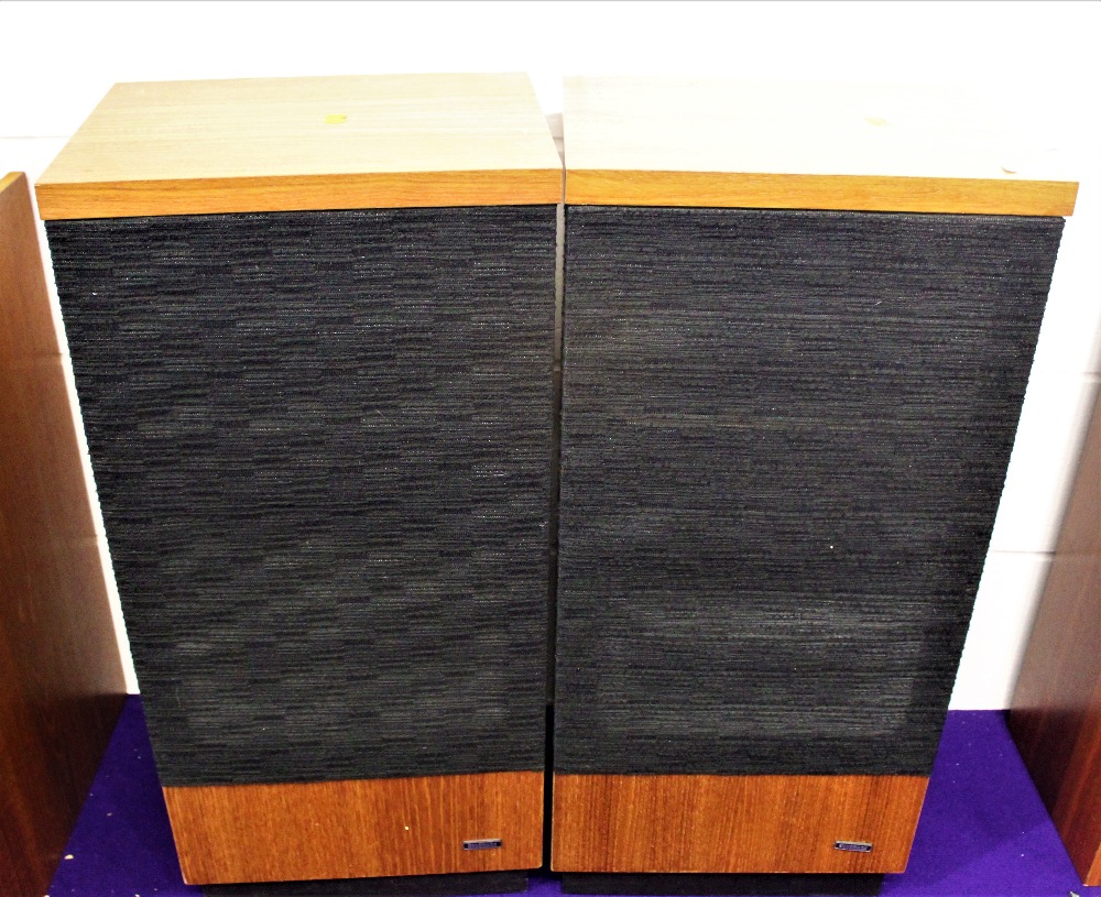 A pair of vintage Goodmans Floor standing speakers - nice vintage items with a great sound