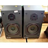 A pair of speakers - HS W01 made by Hitachi