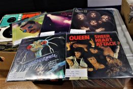 A Queen and related 6 vinyl lot - nice early pressings on offer here - viewing recommended