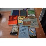 Twelve Sporting /fishing related books and catalogues, including Hardy's Anglers Guide 64th Edition