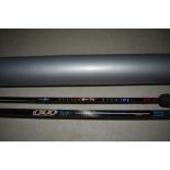 Two fishing rods, a Quo spin and a Tourny TS Sprciall Bass rod