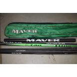 A Mayver Competition Plus 101 pole set in hard tube and outer case