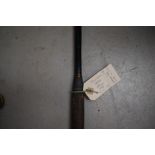 A two piece 12ft fly rod possibly Hardy no makers mark