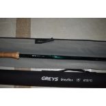 A Greys Greyflex 15 foot Fishing Rod in hard case