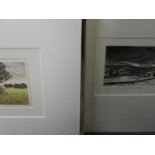 A Ltd Ed print, after M Farnell, January in the Dales, numbered 4/4, signed, framed and glazed, 10 x