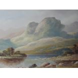 A pair of gouache paintings, H T Watson, Killarney lake, signed, each 25 x 38cm