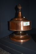 A copper bodied and weighted lead sweet meat or patte press