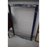 A metal window frame, approx. 109 x 71cm