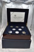 A Royal Mint Her Majesty Queen Elizabeth II 80th Birthday 2006 Silver Proof 17 Coin Collection, with